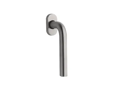 ITALIAN DESIGN - LONDON-DK - DK steel window handle on rose _ Fama International